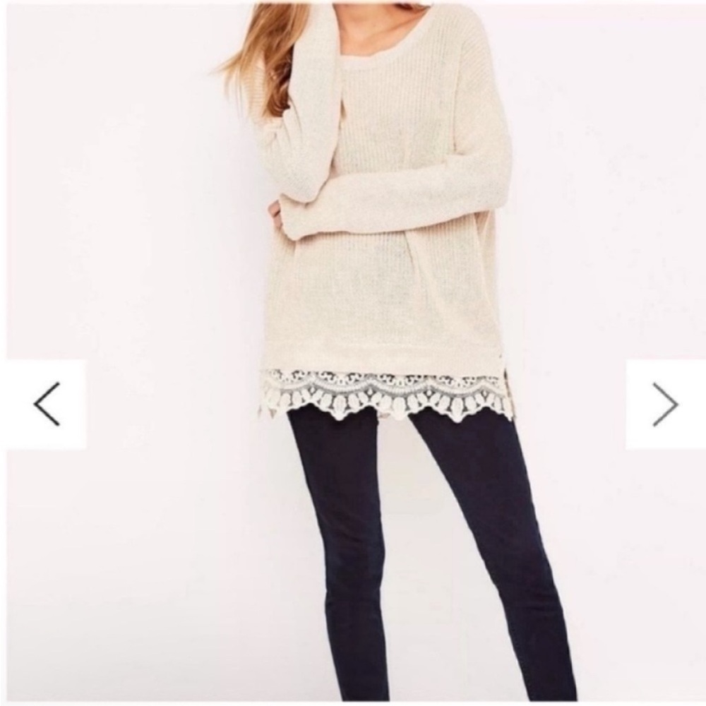 Urban outfitters pins and needles lace sweater
